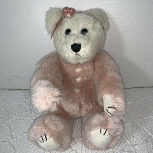 The Boyds Bears Collection 11" Jointed Pink & Whit